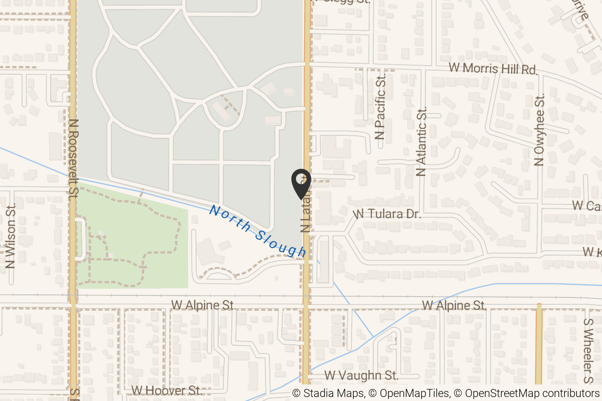 Map with location marker