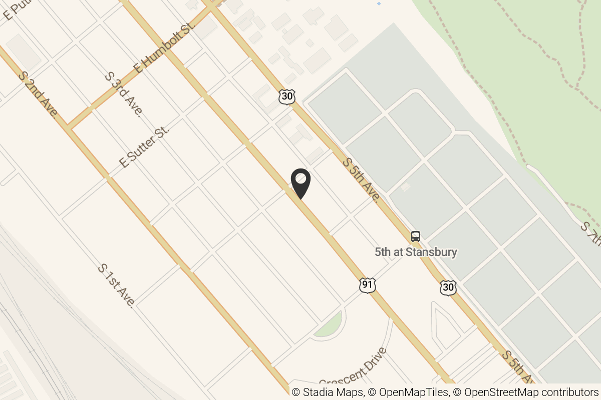 Map with location marker