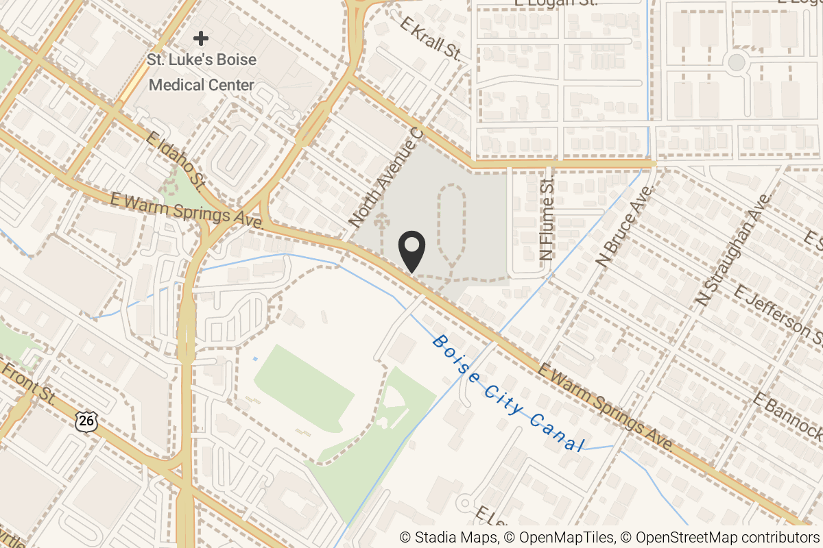 Map with location marker