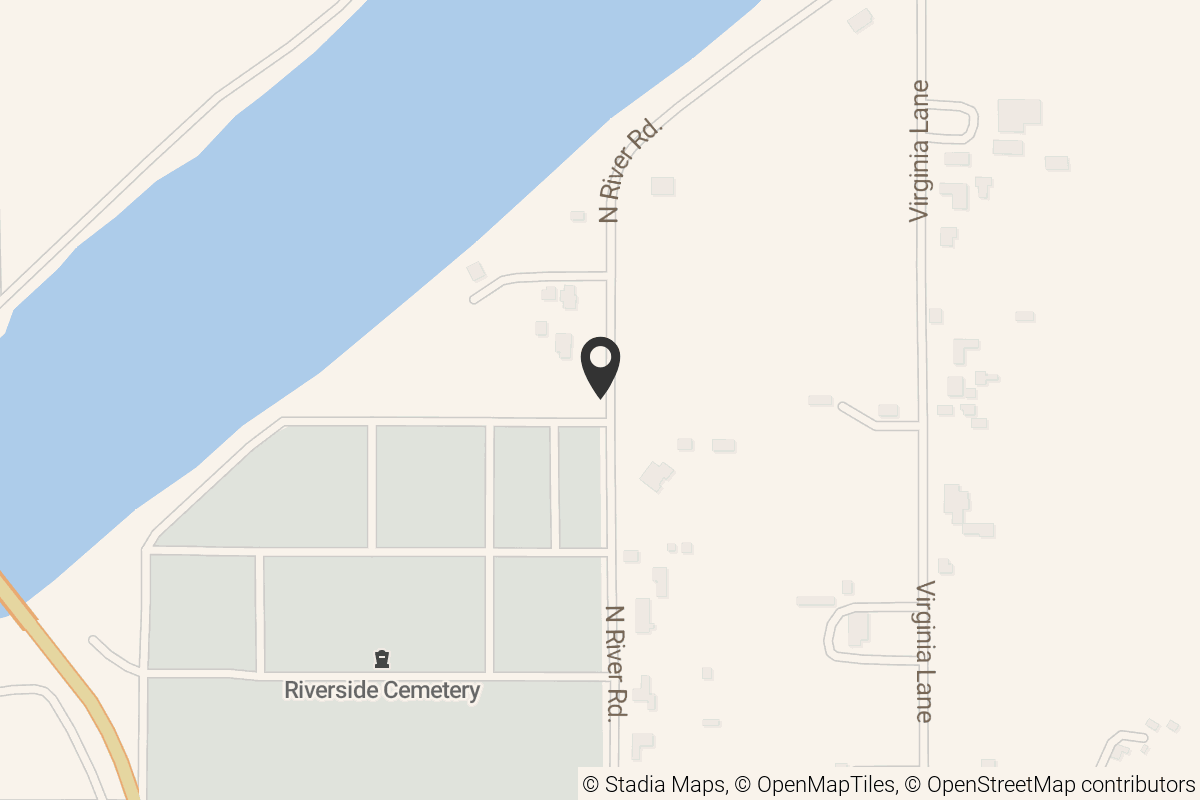 Map with location marker