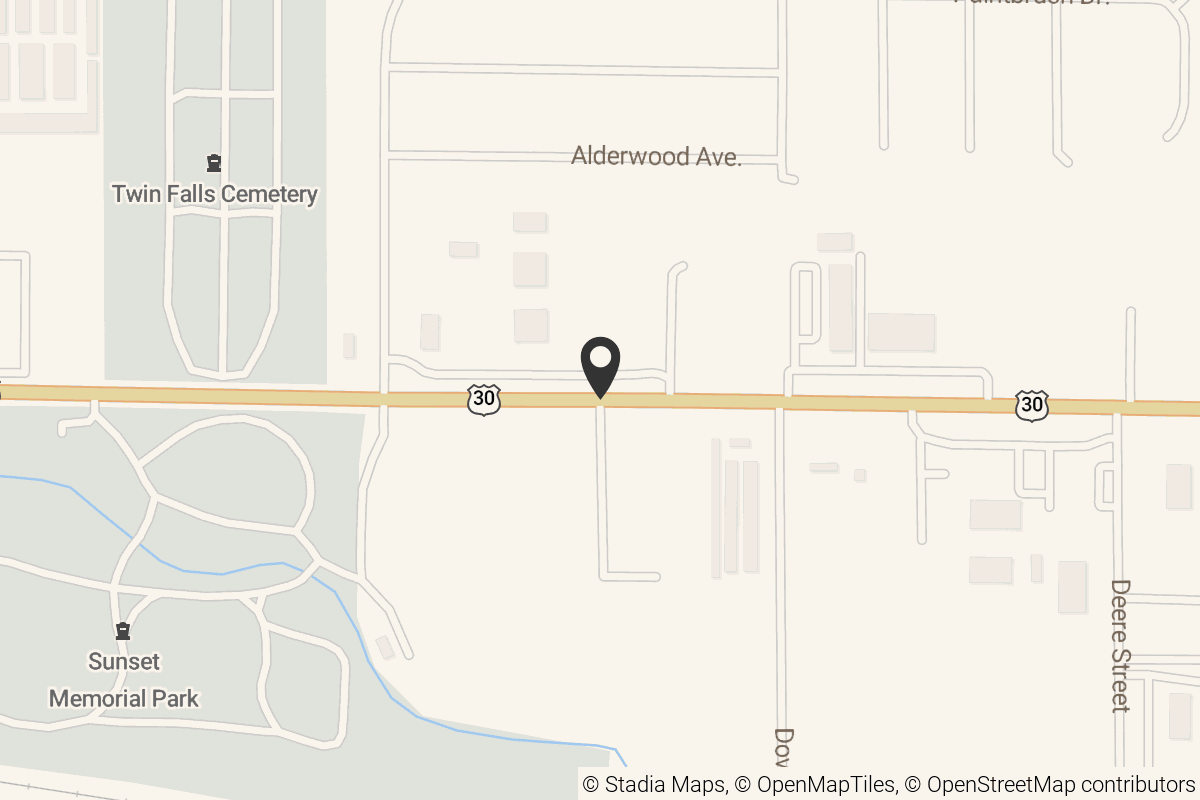 Map with location marker