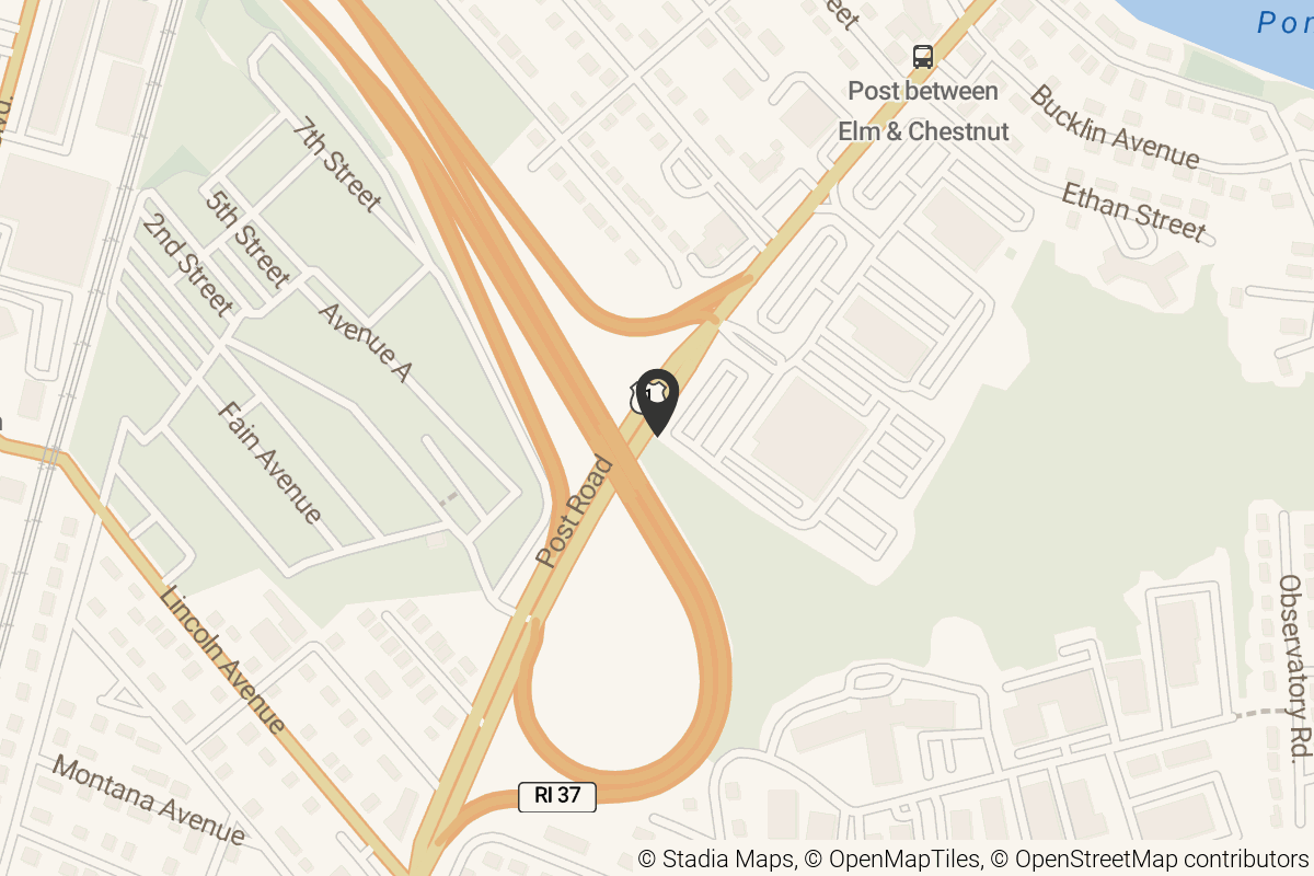 Map with location marker