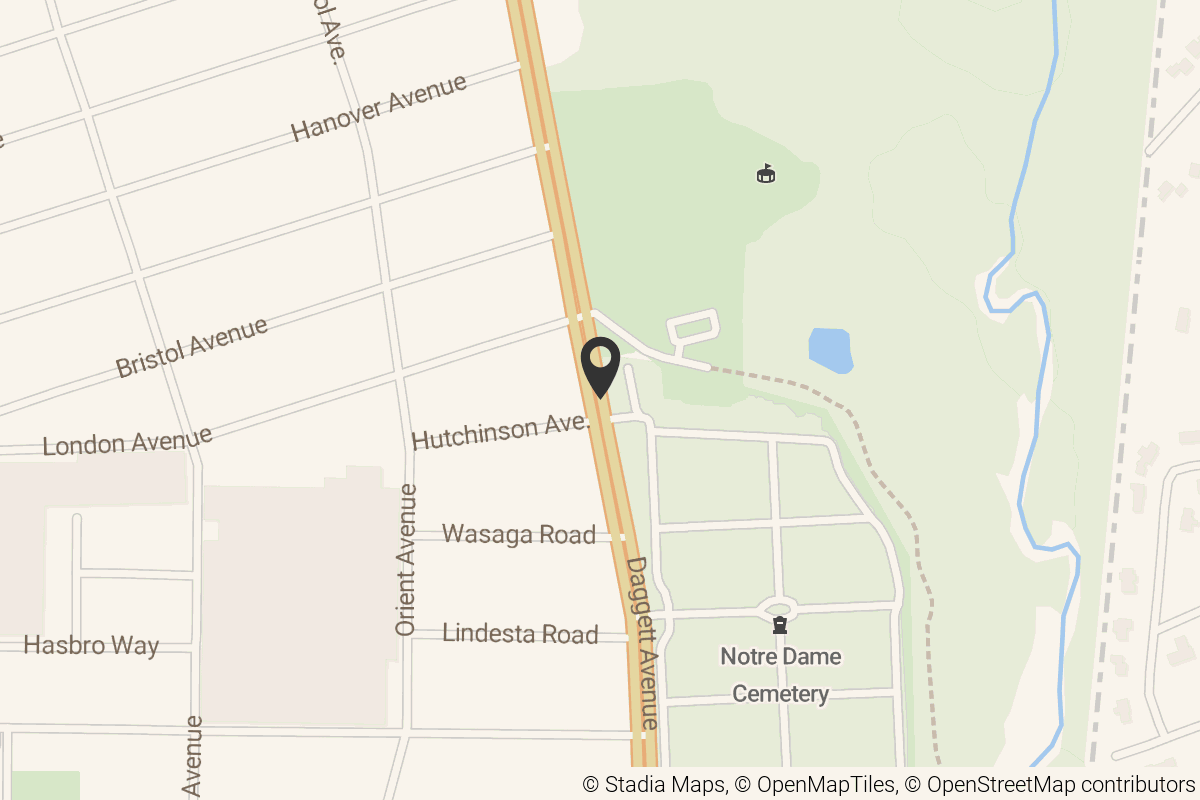 Map with location marker