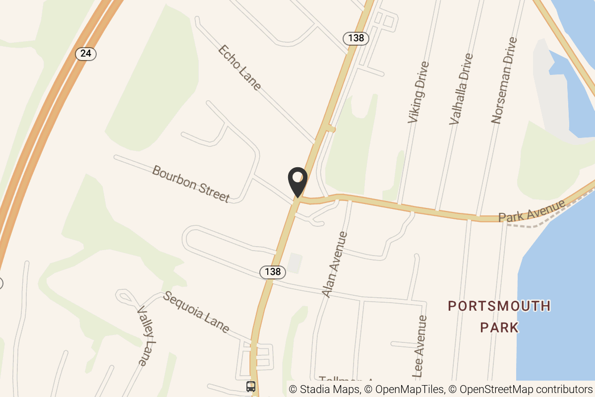 Map with location marker