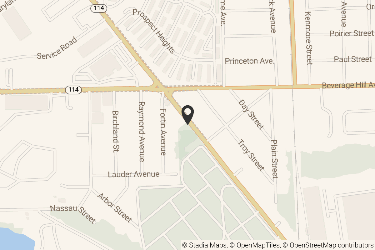 Map with location marker