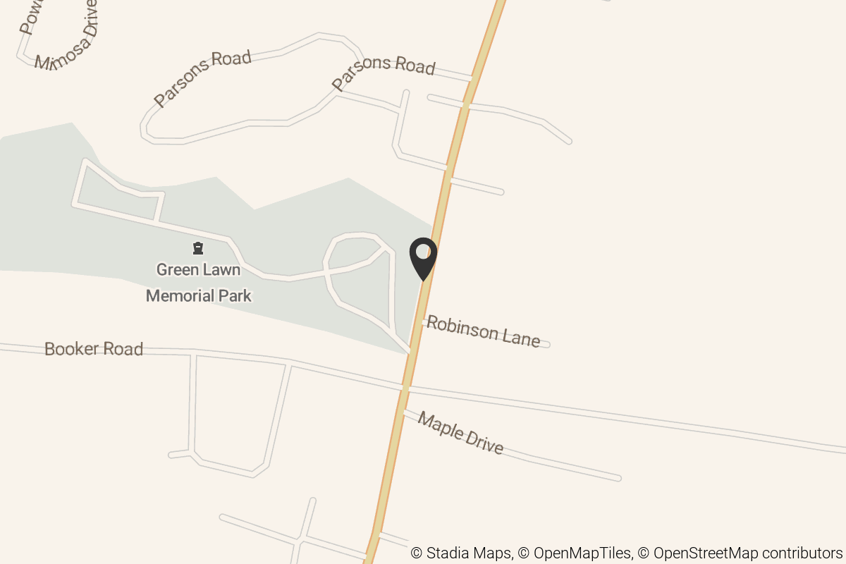 Map with location marker