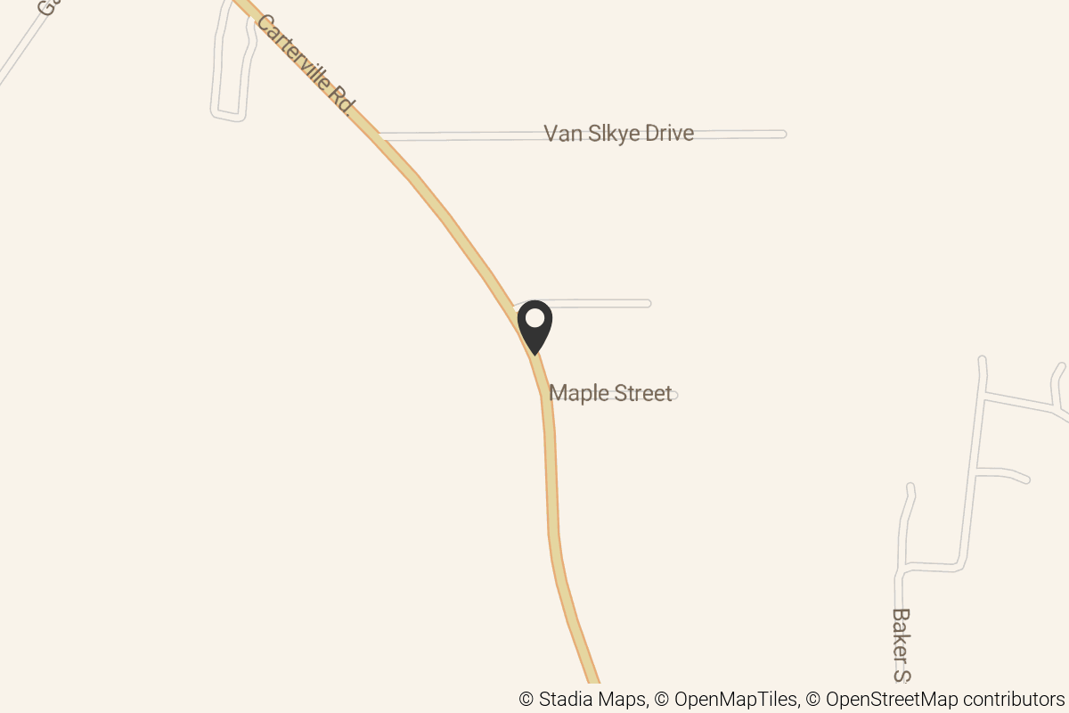 Map with location marker