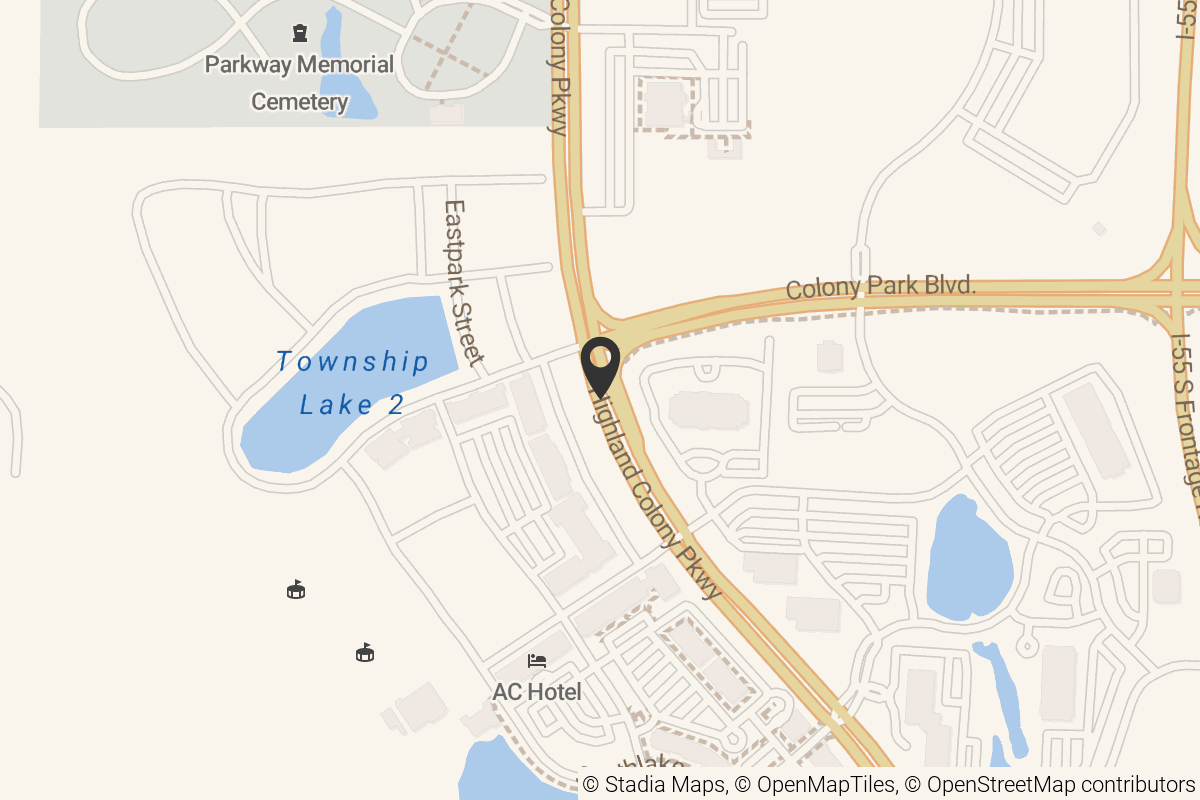 Map with location marker