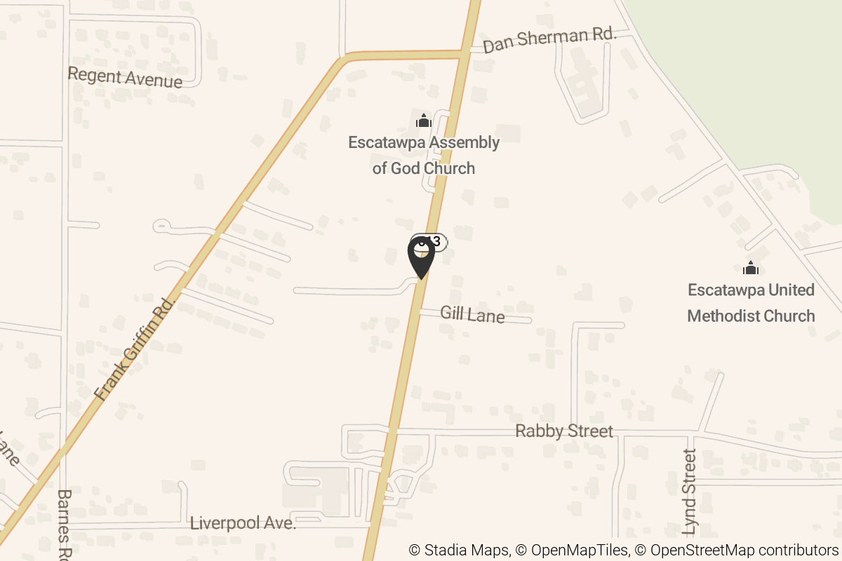 Map with location marker