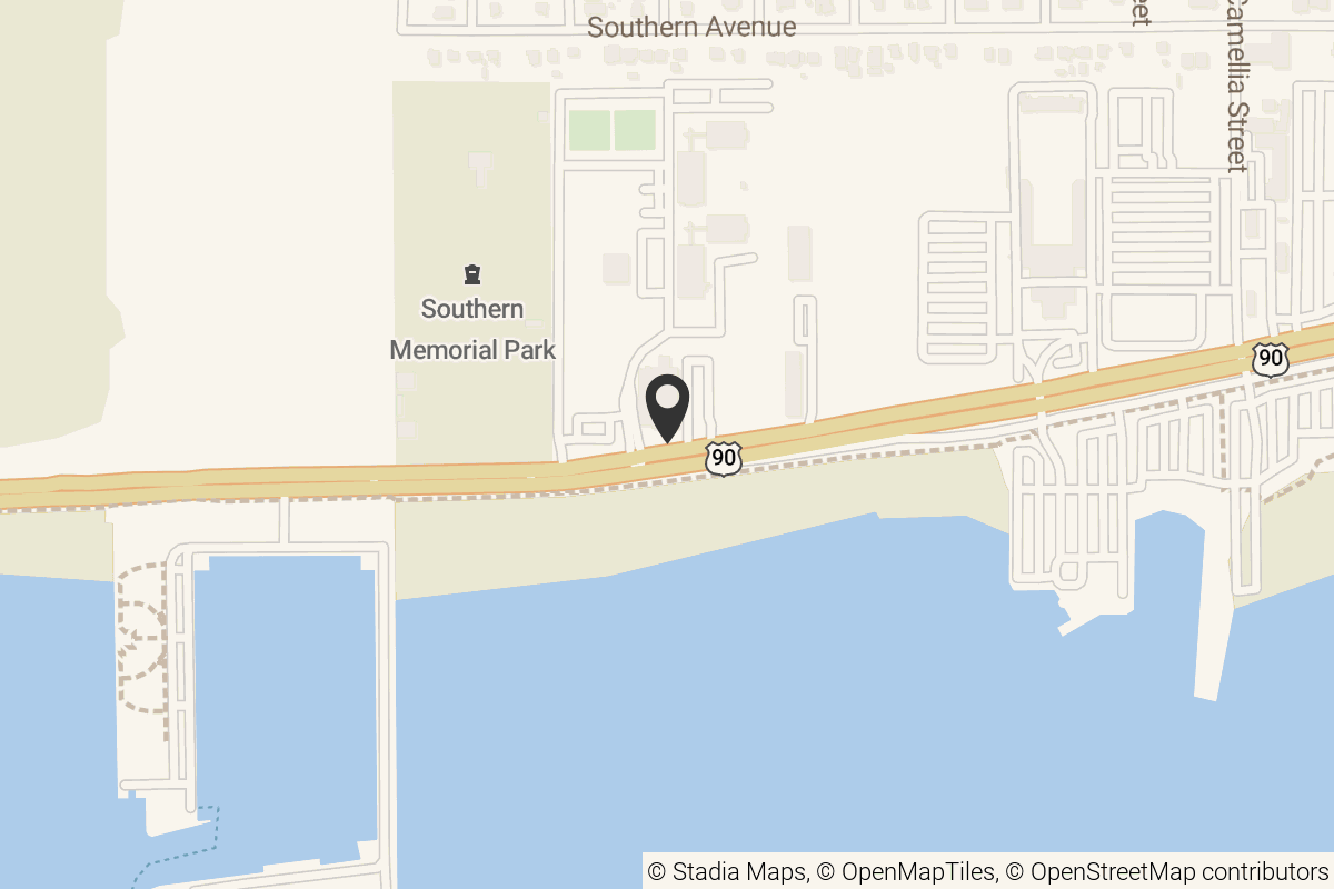 Map with location marker