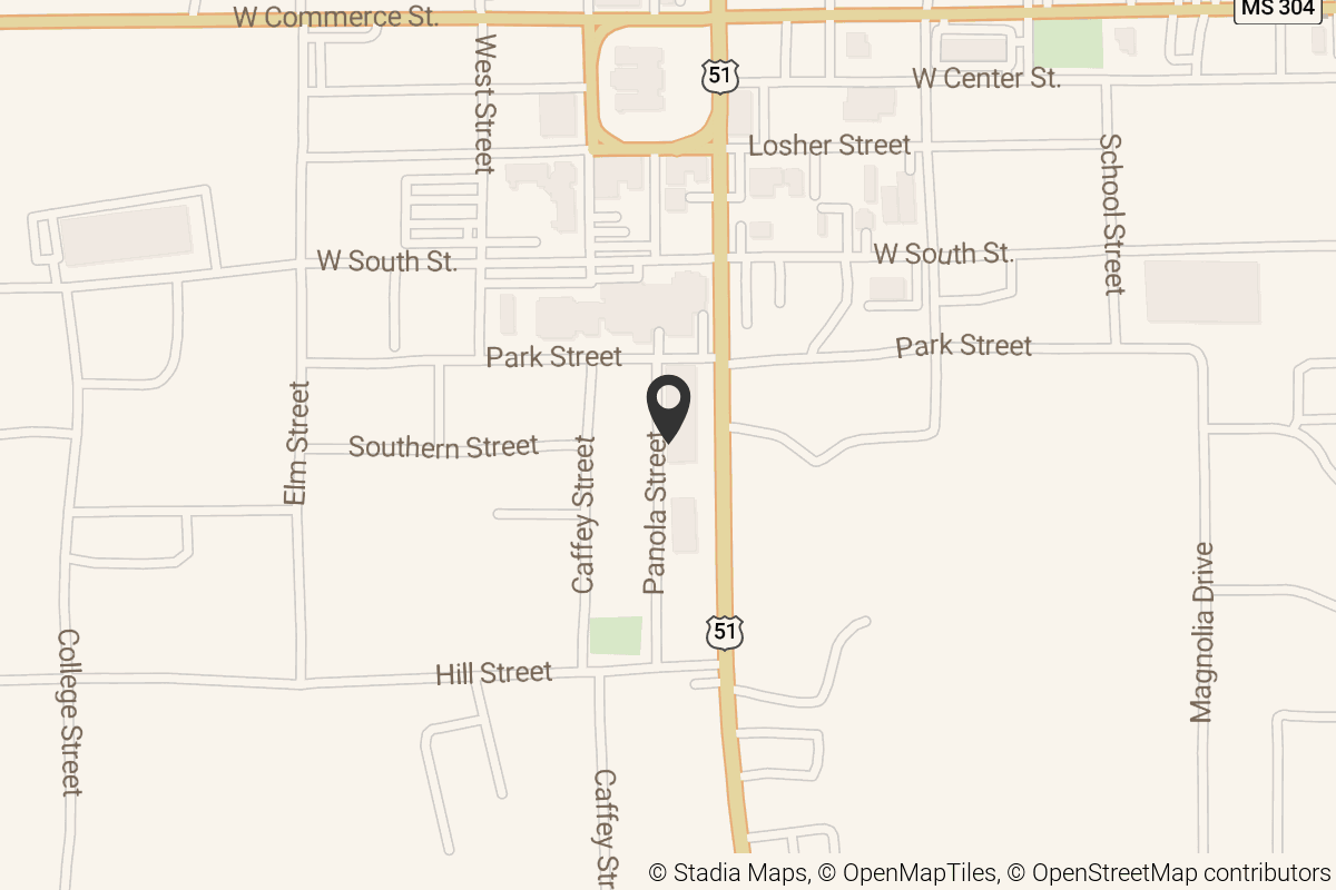 Map with location marker