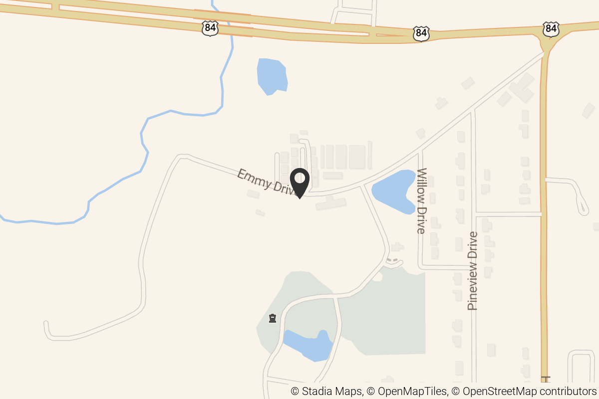 Map with location marker