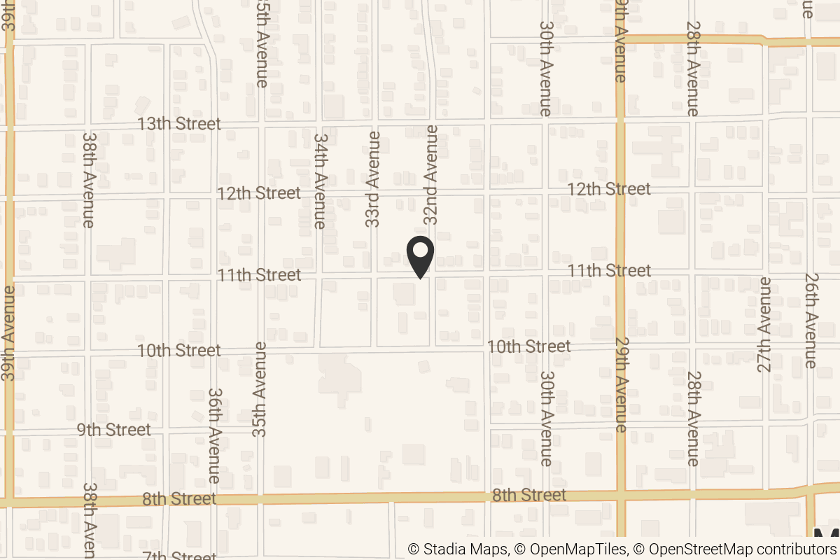 Map with location marker