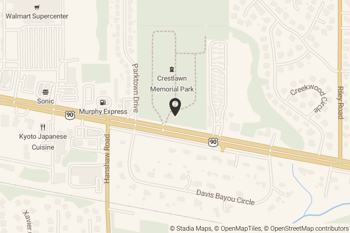 Map with location marker