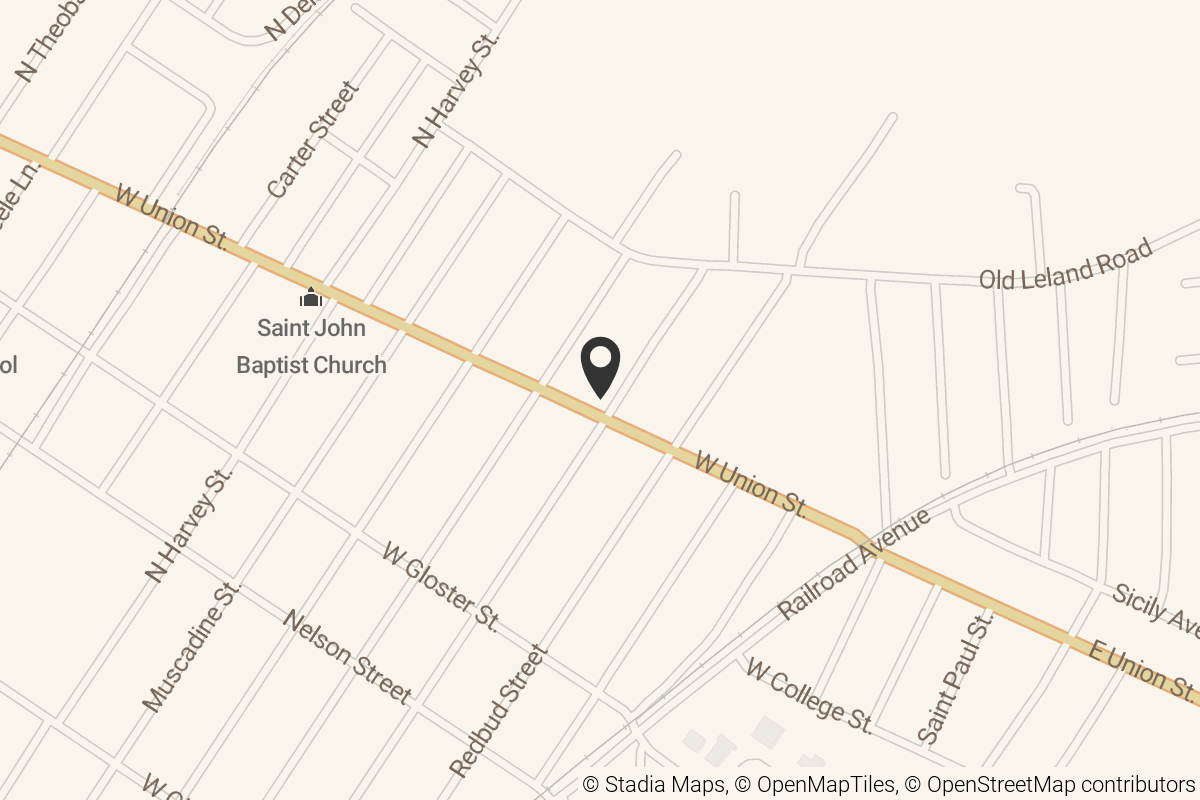 Map with location marker