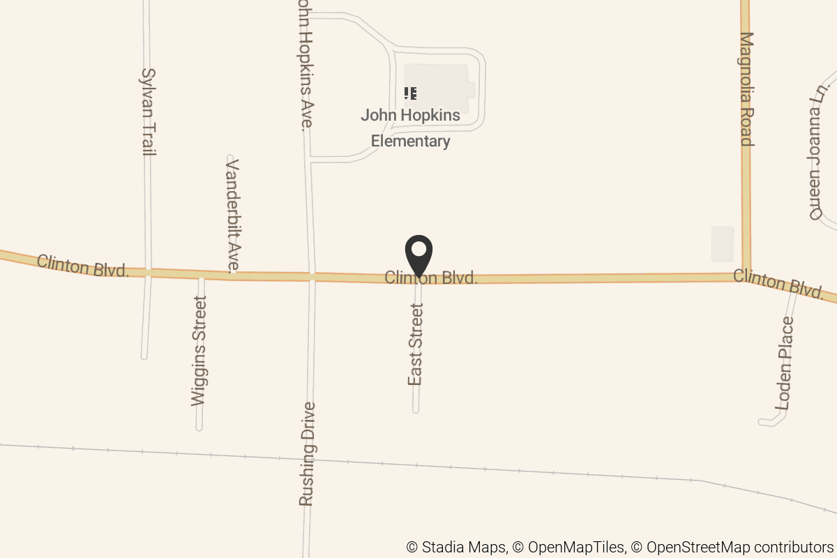 Map with location marker