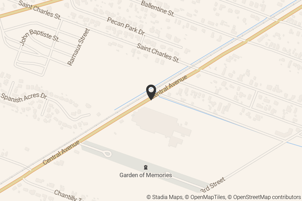 Map with location marker