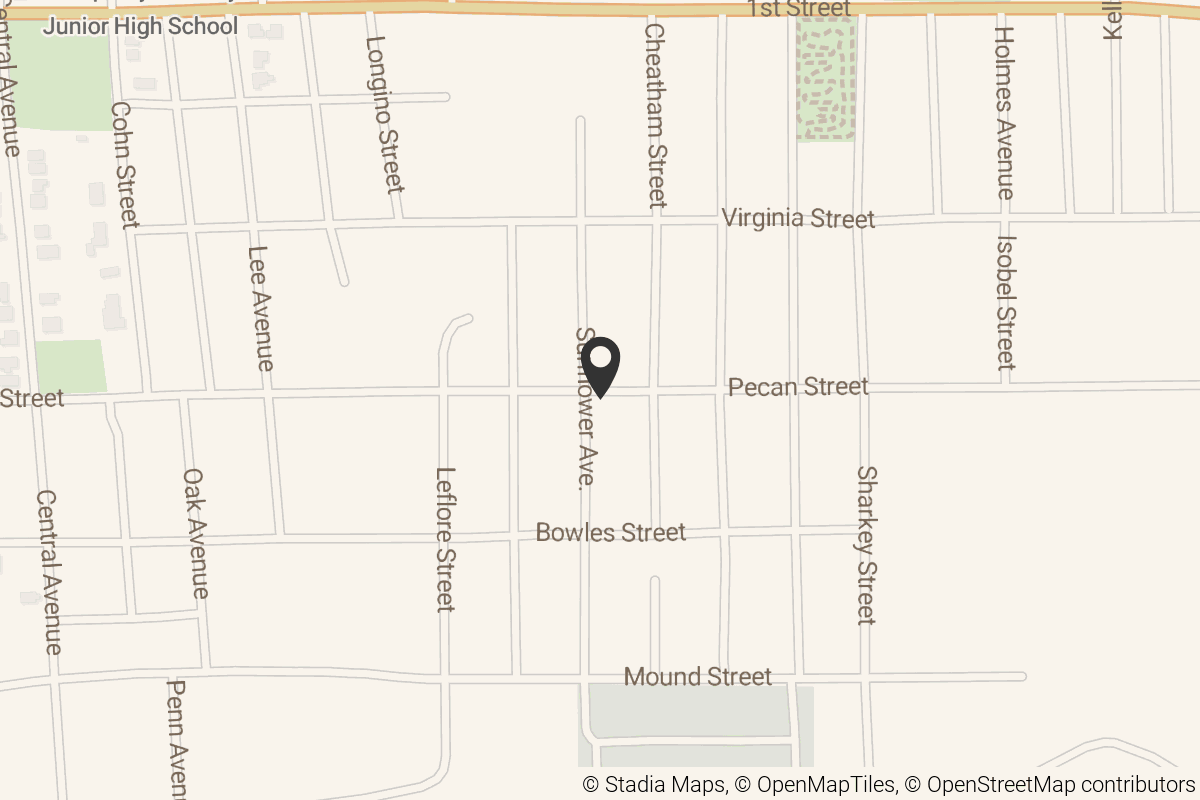 Map with location marker