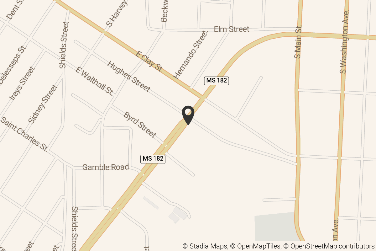 Map with location marker