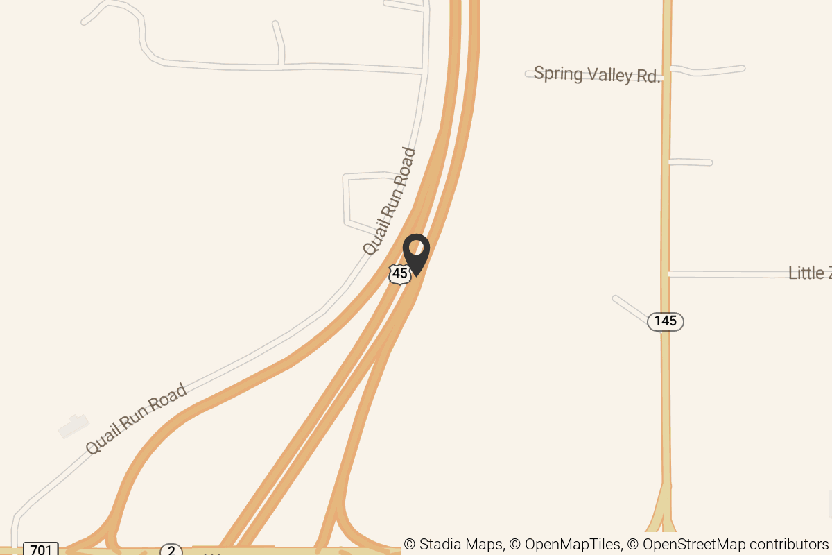 Map with location marker