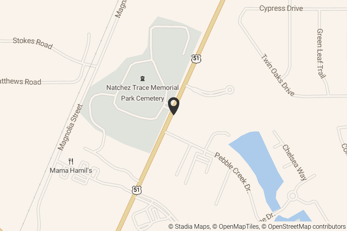 Map with location marker