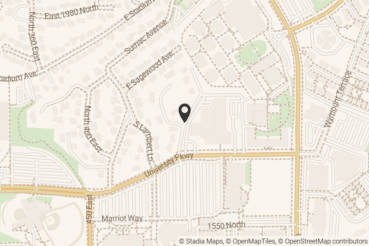 Map with location marker