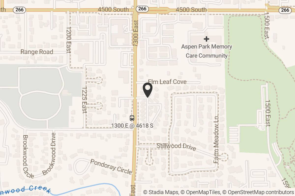 Map with location marker