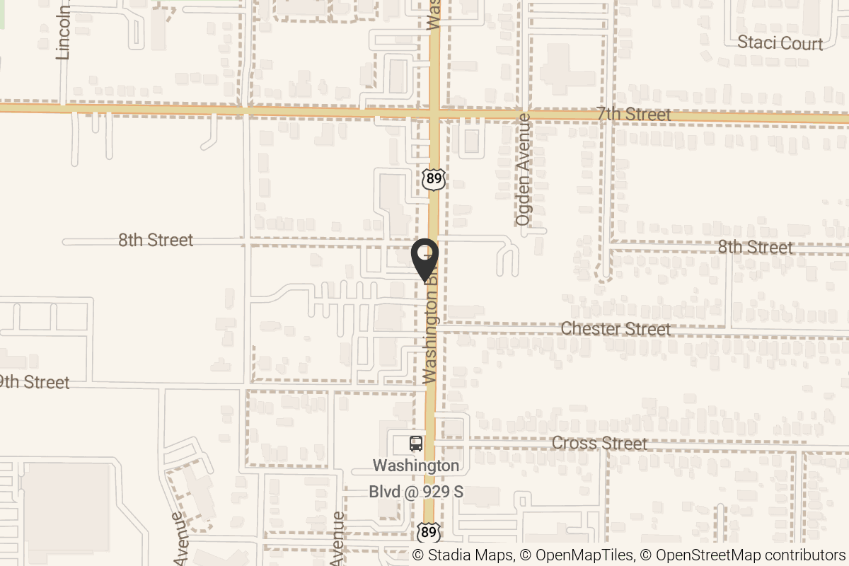 Map with location marker