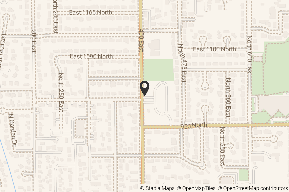 Map with location marker