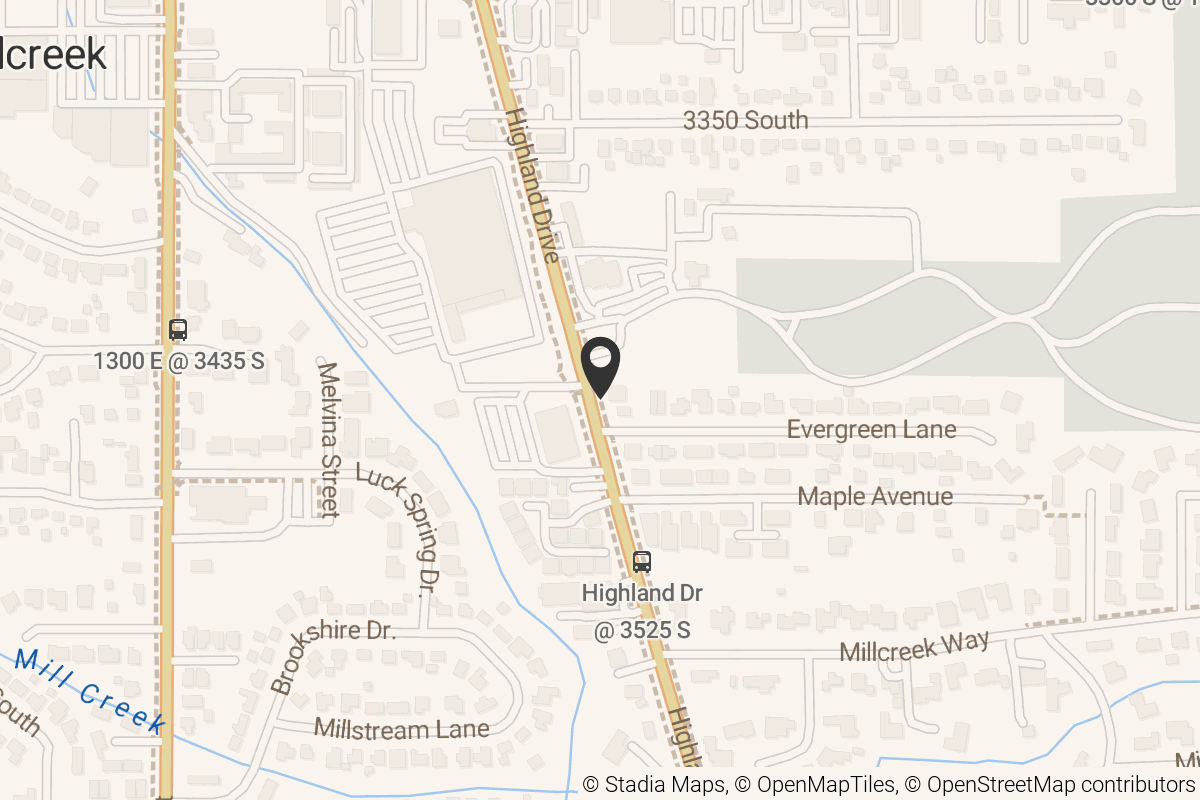 Map with location marker