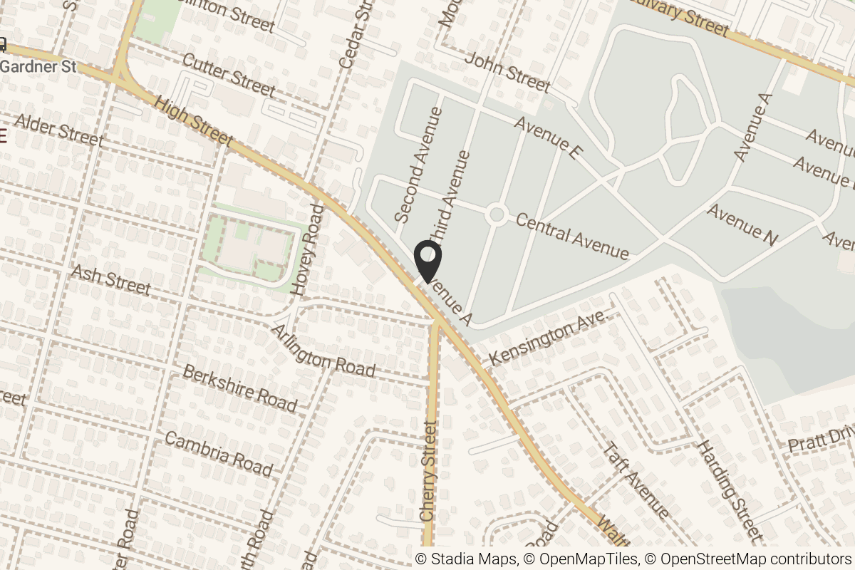 Map with location marker