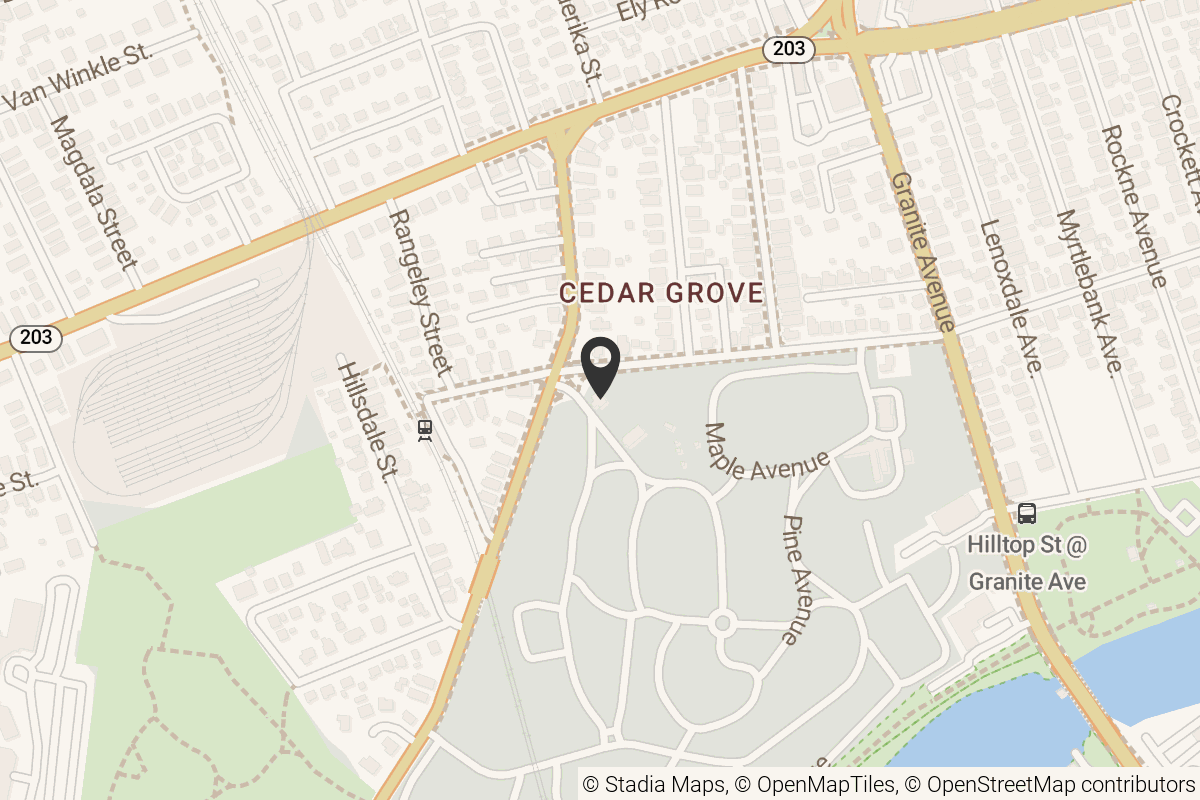 Map with location marker