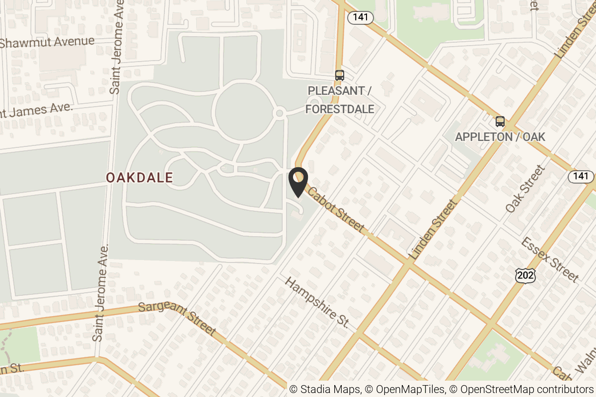 Map with location marker