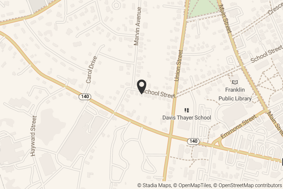 Map with location marker