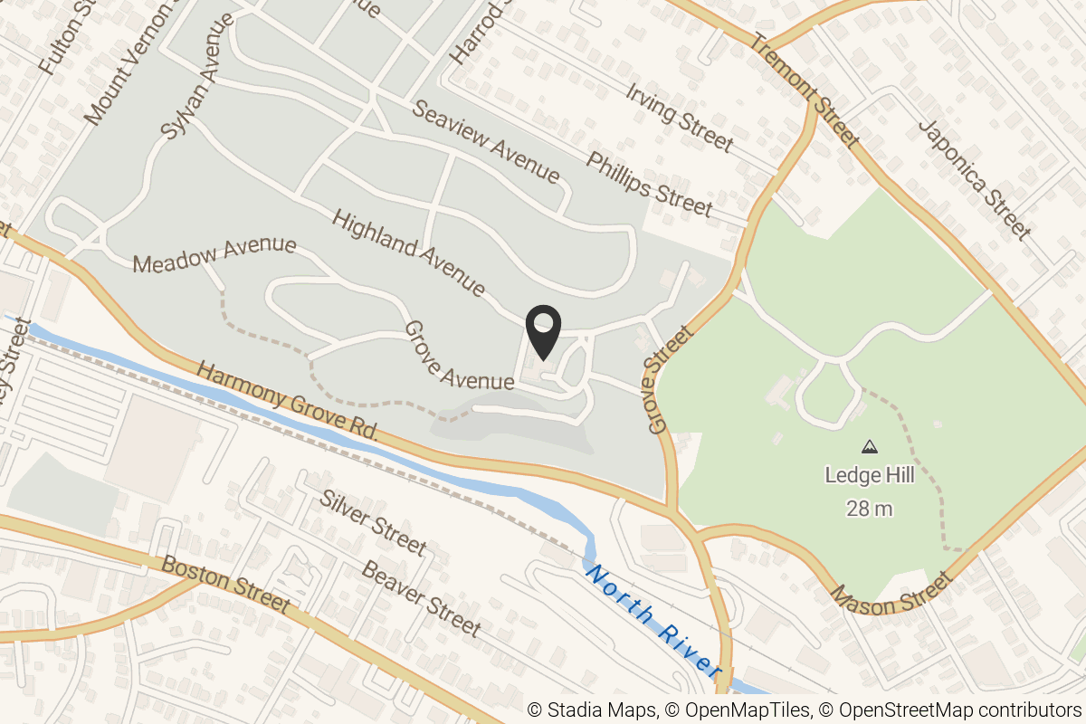 Map with location marker