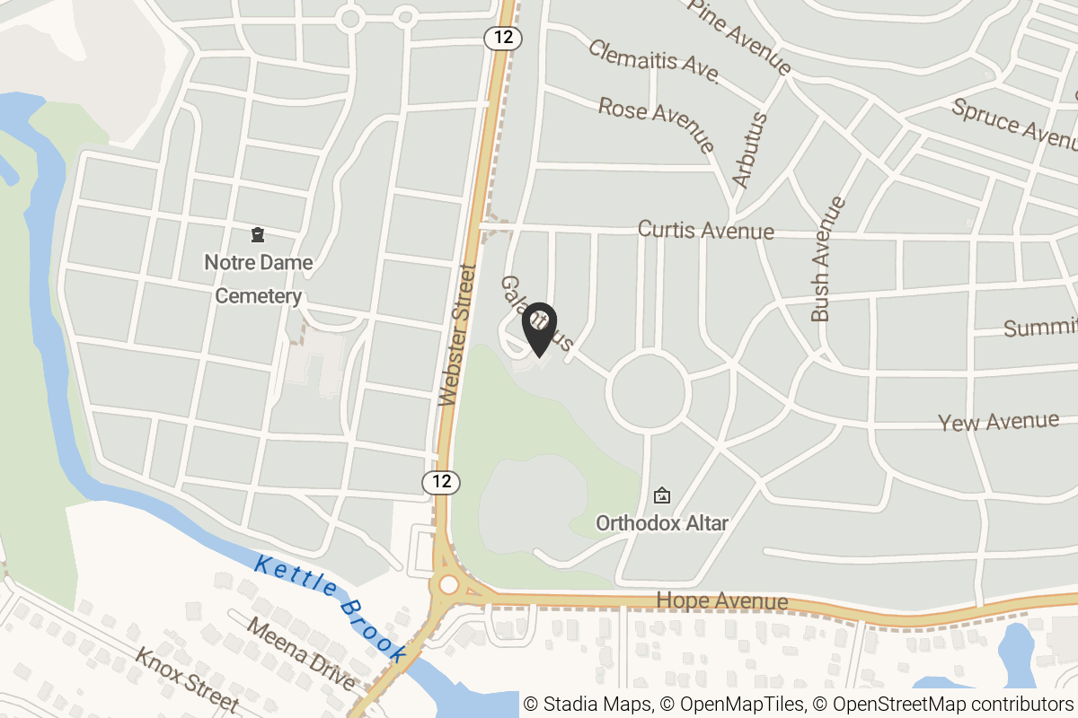 Map with location marker