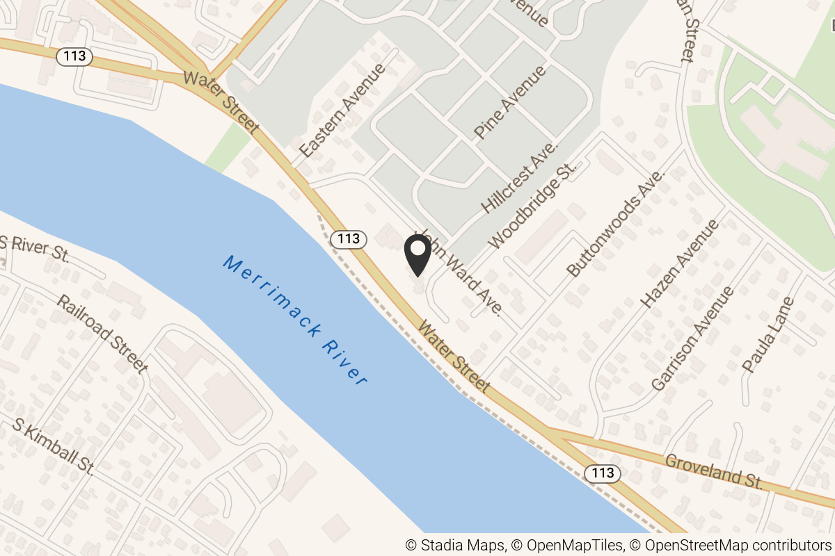 Map with location marker