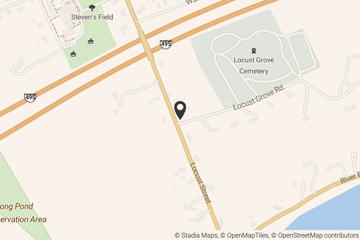 Map with location marker