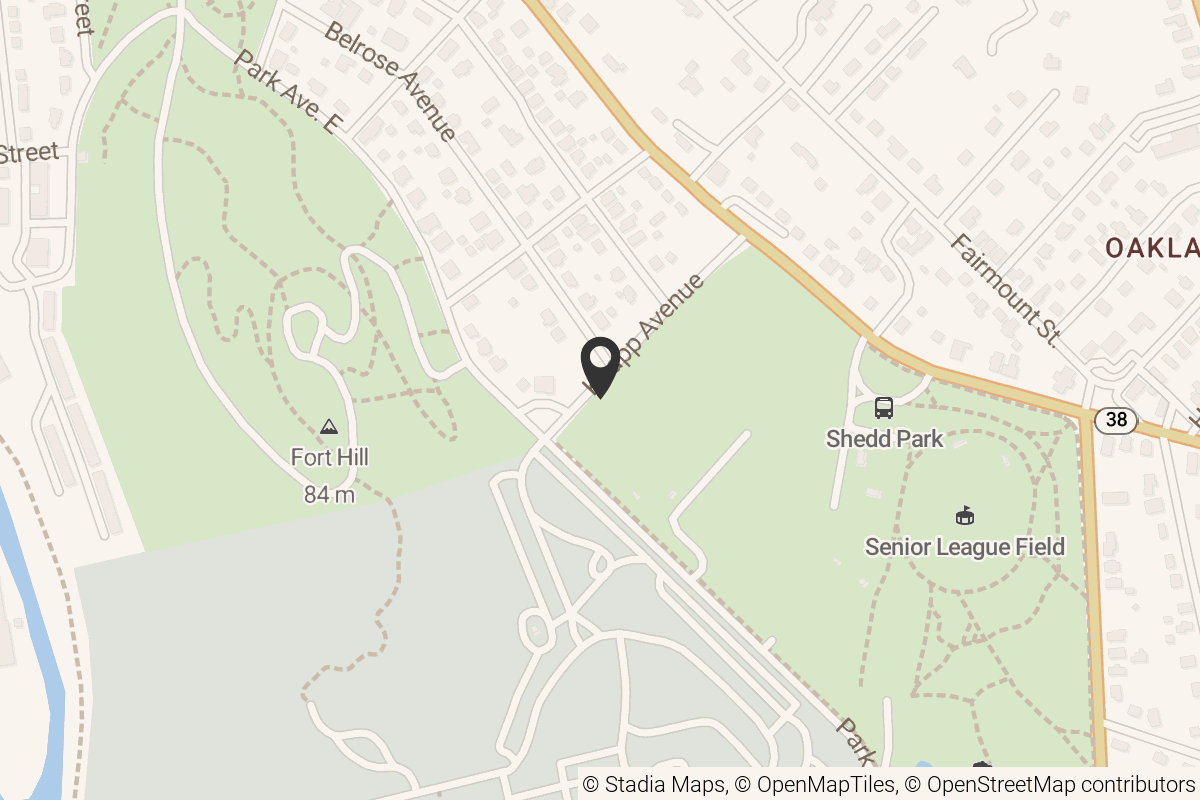 Map with location marker