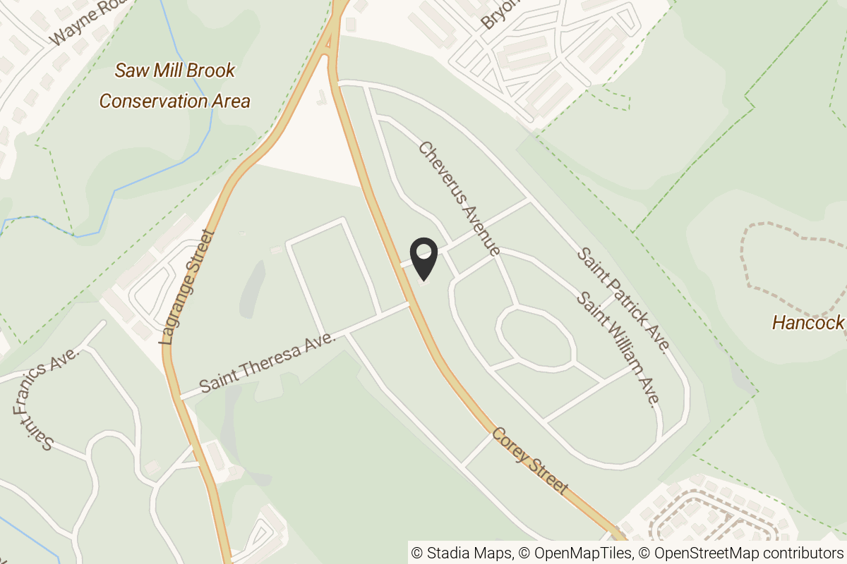 Map with location marker