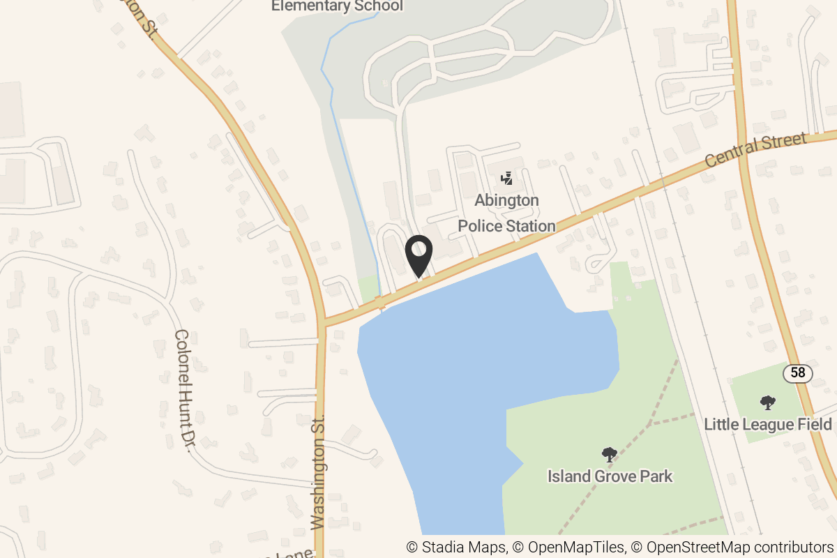 Map with location marker