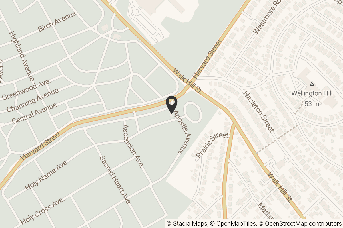 Map with location marker