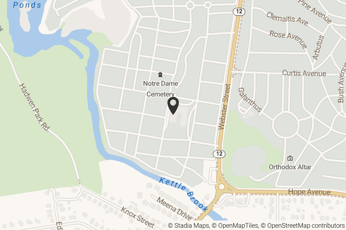 Map with location marker