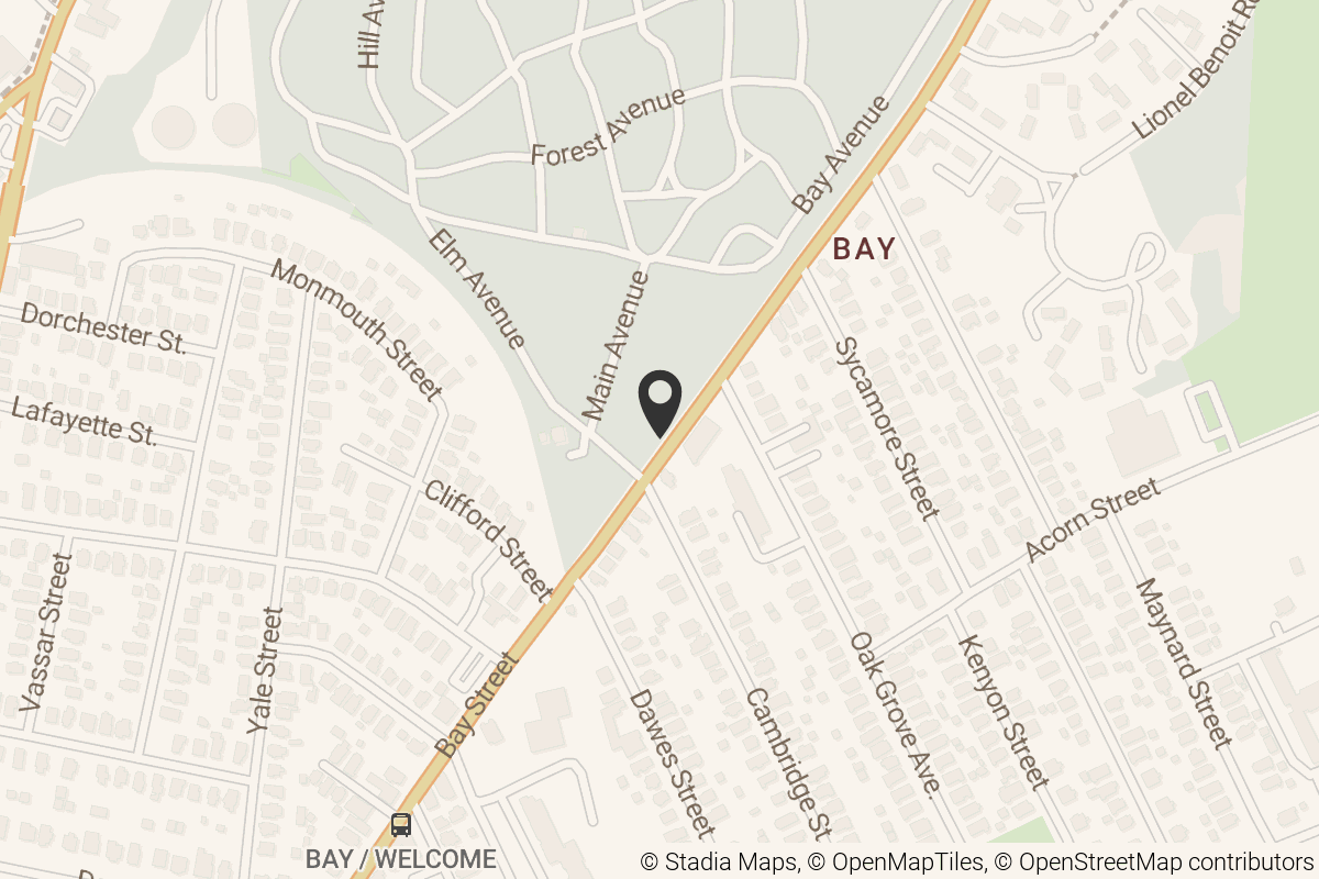 Map with location marker