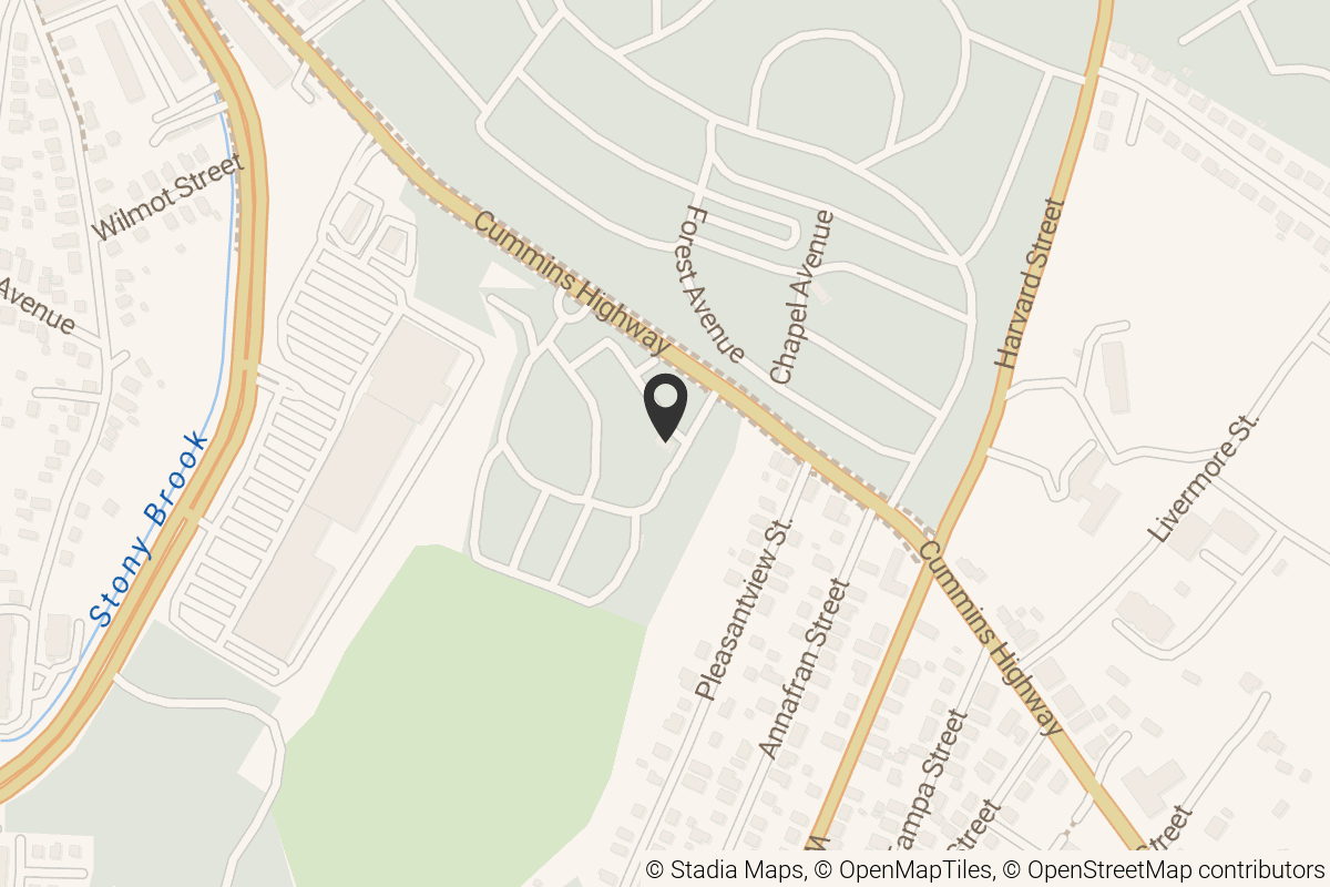 Map with location marker