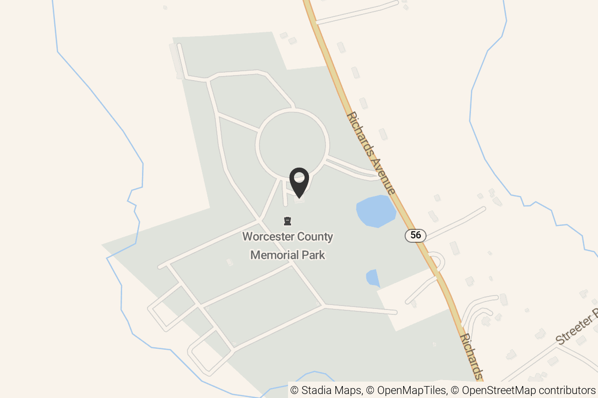 Map with location marker