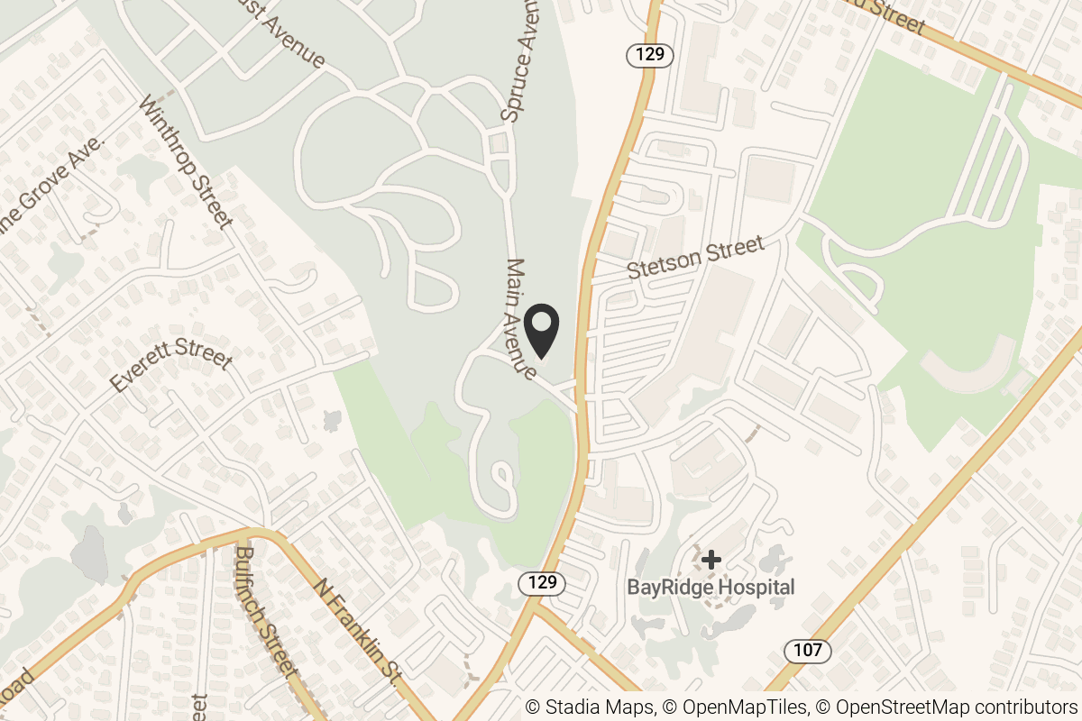 Map with location marker