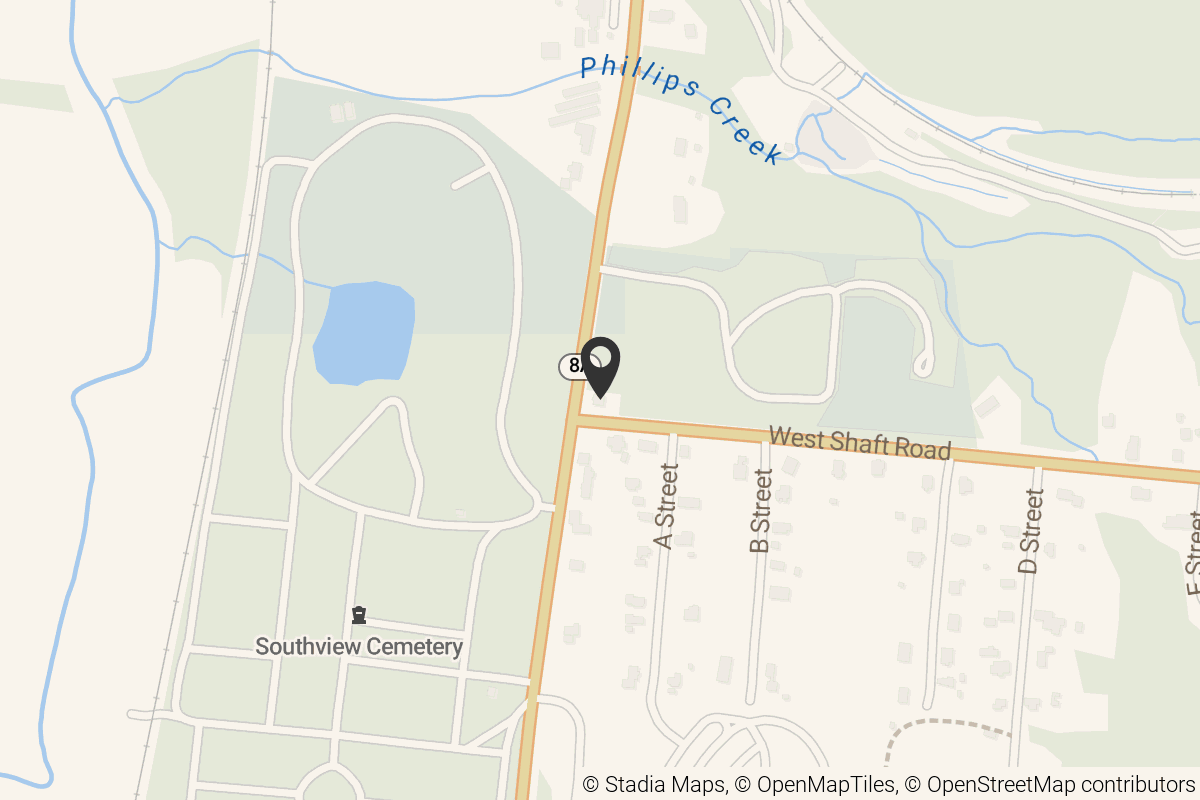 Map with location marker