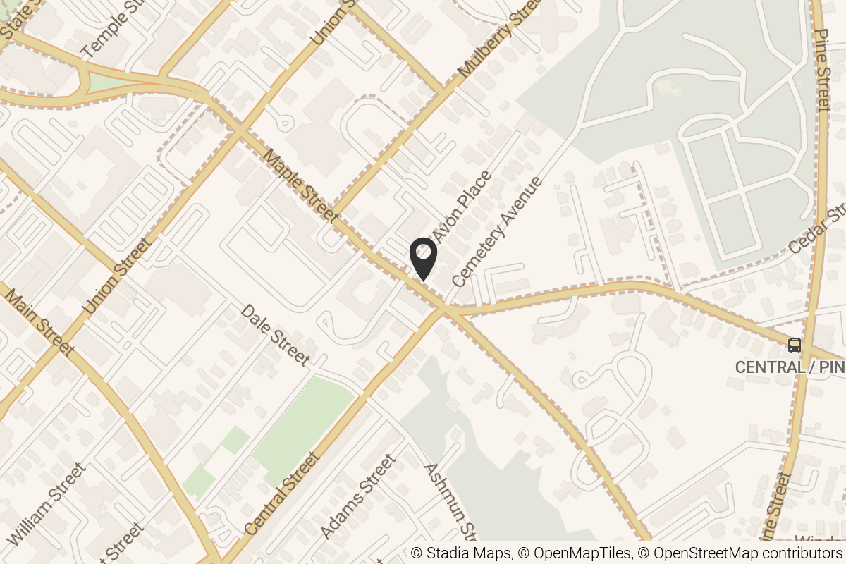 Map with location marker