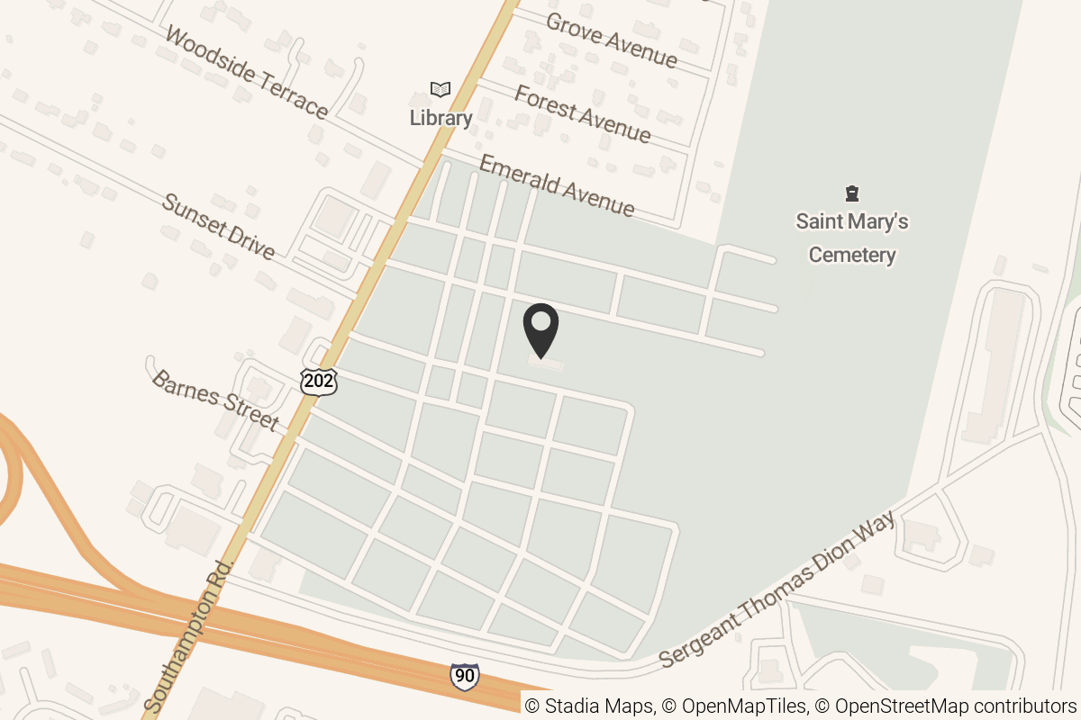 Map with location marker